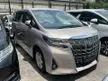 Recon 2019 Toyota Alphard 2.5 G X MPV 8 Seat 2 Power Door Unreg