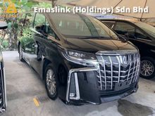 2018 Toyota Alphard 2.5 SA precrash facelift 7 seat 2 power doors surround camera power boot lane assist cruise control unregistered