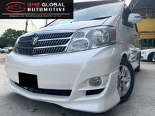 2005 Toyota Alphard 3.0 MZG FULL 2 P/DOOR POWER BOOT SUNROOF HOME THEATRE 7 SEATER LUXURY MPV