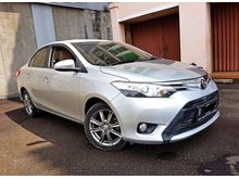 Toyota Vios 1.5 G AT 2015 Silver metalik GOOD CONDITION bisa tukar tambah