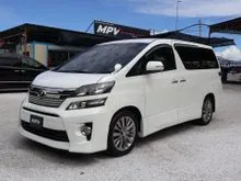 2014 Toyota Vellfire 2.4 Z Golden Eyes MPV