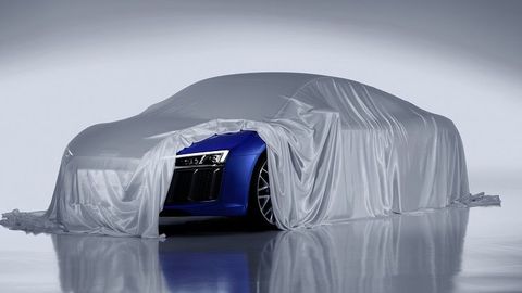 Audi Teases 2016 R8 With New Laser Headlight Technology