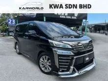 2018 Toyota Vellfire 2.5 ZA SPEC AGH30 MPV LTA PCS PKSB 2POWER DOOR MODELLISTA NEW FACELIFT