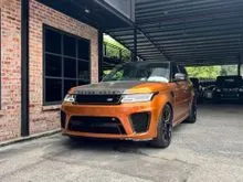 2020 Range Rover Sport 5.0 V8 Supercharged SVR  Unregistered  Carbon Pack  575PS