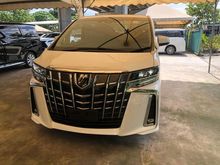 2018 Toyota Alphard 2.5 G S C Package MPV sunroof surround camera pilot seats unreg