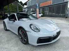 2022 PORSCHE 992 CARRERA 3.0 S /SPORT CHRONO/SPORT EXHAUST/PDLS MATRIX LED/RED INTERIOR/BOSE SOUND/VENTALATION SEAT/UNREGISTER