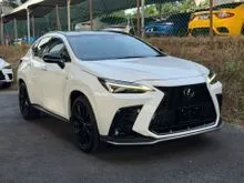 2023 Lexus NX 350 2.4 F Sport SUV - UNREG/FULL RED LEATHER/360 CAMERA/DIM/BSM/HUD/FREE 6 YEAR WARRANTY