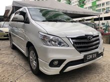 2014 Toyota Innova 2.0 G (A) Bodykit Leather Seat Android Player Reverse Camera