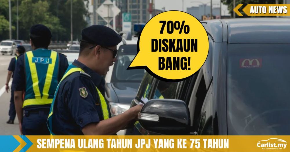 JPJ Tawar 70% Pengurangan Pembayaran Saman