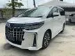 Recon 2022 Toyota Alphard 2.5 SC (A) SUNROOF DIGTIAL INNER MIRROR BSM 3BA MODEL GRADE 6A NEW FACELIFT JAPAN SPEC UNREGS