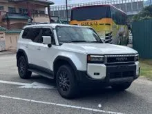 2025 7 SEATER BLACK INT  DIESEL SUNROOF 360CAM DIM BSM APPLE PLAYToyota Land Cruiser 2.8 250 VX UNREG