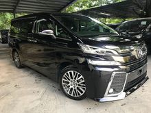 2015 Toyota Vellfire 2.5 Z G Edition MPV