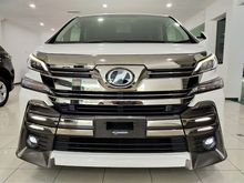 2017 Toyota Vellfire 2.5 ZG RADAR SRF JBL-17S PILOT PBT 4CAM LED-B-KITS FULL SPEC