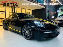 2018 Porsche 718 2.0 Cayman Coupe LOCAL FULL OPTIONS WARRANTY TILL 2022