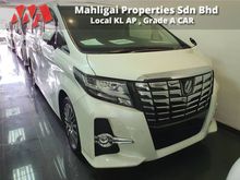 2016 UNREG Toyota Alphard 2.5S C _Package Grade A CAR Original Mileage 22,954Km LOCAL KL AP