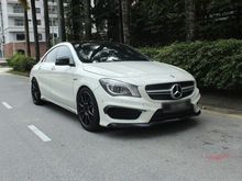 2015 Mercedes-Benz CLA45 AMG 2.0 4MATIC Light Aluminium Trim Coupe (A)