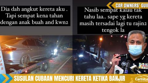 Banjir: Panduan Membuat Laporan Polis Jika Kereta Dicuri, Dipecah Atau Ditunda