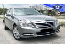 2011 Mercedes-Benz E200 CGI 1.8 7 SPEED SE W212 NAVI LOCAL CKD WARRANTY