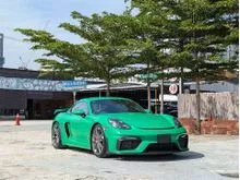 PYTHON GREEN BILSTEIN ADJUSTABLE LOW MILEAGE 2023 PORSCHE 718 CAYMAN GT4 4.0
