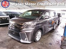 TOYOTA VELLFIRE 2.5 ZA GREY COLOUR POWER BOOTH 4 CAMERA ALPINE ROOF MONITOR 2016 JAPAN UNREG