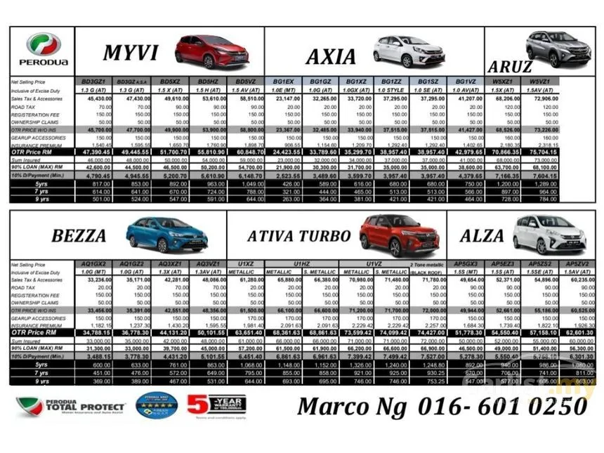 New 2022 Perodua Bezza 1 0 1 3 Auto G X Av New Car Dealer Book Now Carlist My