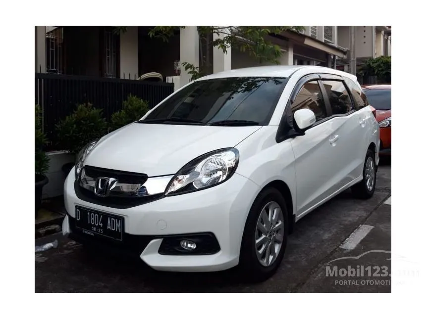 Jual Mobil Honda Mobilio 2015 E 1.5 di Jawa Barat Manual MPV Putih Rp 147.000.000
