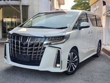 2018 Toyota Alphard 2.5 SC (A) + 5 YEARS WARRANTY