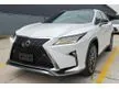Recon 2018 Lexus RX300 2.0 F Sport / PANAROMIC ROOF / 4 CAM / HUD / 3 LED / BSM / RED LEATHER SEAT