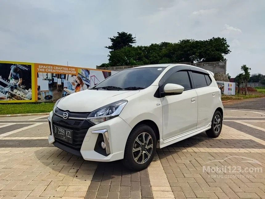 Jual Mobil Daihatsu Ayla 2021 R 1.2 di Jawa Barat Automatic Hatchback Putih Rp 115.000.000