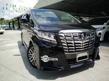 2017 Toyota Alphard 2.5 SC - SHOWROOM UNIT - JBL SOUND SYSTEM HOME THEATRE + 4 CAMERA 360 VIEW + PRE CRASH + SUNROOF