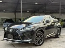 2022 Lexus RX 300 2.0 F Sport SUV/ 3 LED Headlamp/ 360 Camera/ Kick Sensor/ Black Leather with White Accent/ BIM/ Sunroof/ 7 Year Warranty