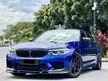Used 2018 BMW M5 4.4 Competition Sedan 1DATO OWNER 61KKM ONLY VTE STAGE 2 700HP++ 1000NM FULL DREAM FACTORY PPF FULL CARBON SKIRTING N ROOF FREE WARRANTY