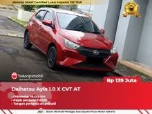 2025 Daihatsu Ayla 1.0 X Hatchback CVT AT 2025 2026 [ GARANSI 5TH ]