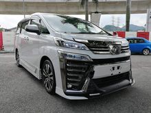 2018 Toyota Vellfire 2.5 ZG MPV 3LED 3LED AND 4 YEAR WARRANTY