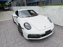 (Sport Chrono, PASM, 360 Camera, 20/ 21 Inch RS Spyder Design Rim) 2021 Porsche 911 992 3.0 Carrera (Grade 4.5-A, 20k-Km Mileage, Provide Warranty)