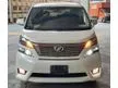 Used 2014 Toyota Vellfire 2.4 Z Platinum MPV YEAR MADE 2009 YEAR POWER BOOT 2POWER DOOR 7 SEATER REAR ENTERTAINMENT REVERSE CAMERA ORIGINAL ALCANTARA SEAT