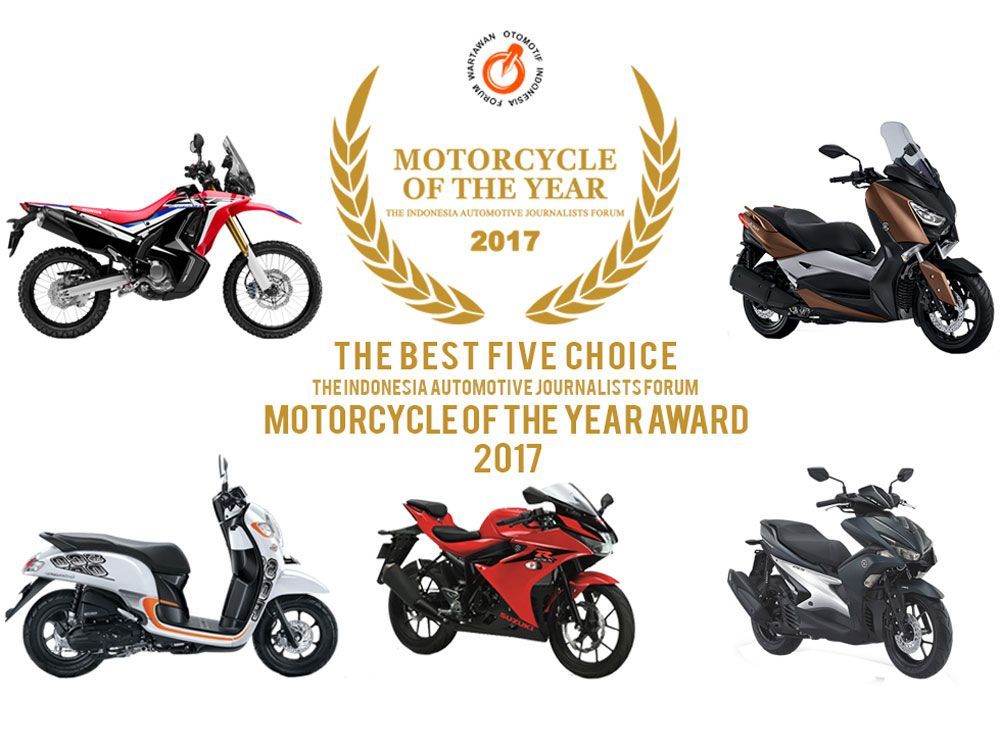 Yamaha, Honda dan Suzuki Rebutan Gelar Motor Terbaik 2017