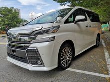 2016 Toyota Vellfire 2.5 Z G Edition MPV