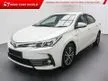Used 2017 Toyota Corolla Altis 1.8 E Sedan NO HIDDEN FEES