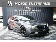 2017 BMW 520I 2.0 TURBO M-SPORT F10 NEW FACELIFT LOCAL CONVERTED M5 BODYKIT SPORT PLUS DIGITAL METER REVERSECAM AKRAPOVIC EXHUAST NEW DESIGN STEERING