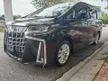Recon 2020 Toyota Alphard 2.5 S SUNROOF, DIM, BLIND SPOT MIRROR, AUDIO DISPLY - Cars for sale