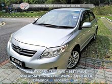2008 Toyota Corolla Altis 1.8 G (A) Low Mileage, One Owner, High Spec, Call Karen now 0192534546