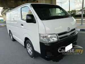 2011 Toyota Hiace 2.5 Panel Van Van