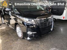 2017 Toyota Alphard 2.5 SA 7seat 360view Power Boot Sun Roof Pre Crash Alpine Radio Keyless Push Start 7G