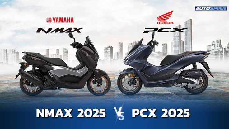 New Yamaha NMAX 2025 vs New Honda PCX 2025 คันไหนดี?