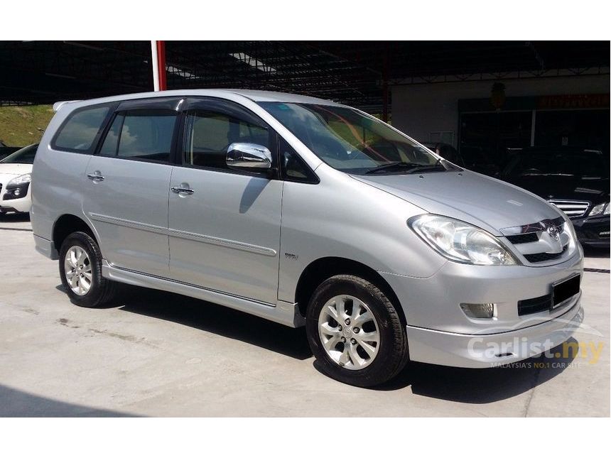 Toyota Innova 2008 G 2.0 in Selangor Automatic MPV Silver 