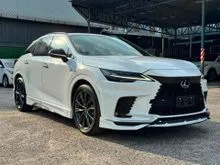 2023 Lexus RX 350 2.4 F Sport [ TRD AERO BODYKIT/PANORAMIC ROOF/RED HALF-LEATHER/4 CAMERAS/POWER BOOT/3-EYE LED/DIM/BSM/HUD]