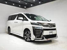 2018 Toyota Vellfire 2.5 ZA JBL, 3 PWR DOOR, LEATHER SEAT, 3 YRS WARRANTY