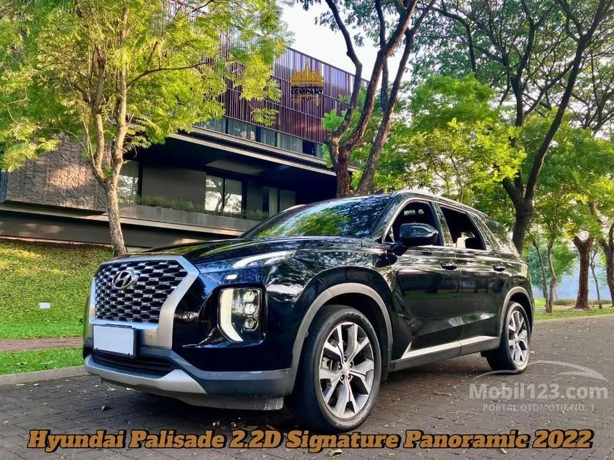 Jual Mobil Hyundai Palisade 2022 Signature AWD 2.2 di Banten Automatic Wagon Hitam Rp 659.000.000