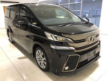 2017 Toyota Vellfire 2.5 Z Golden Eyes MPV japan roof monitor